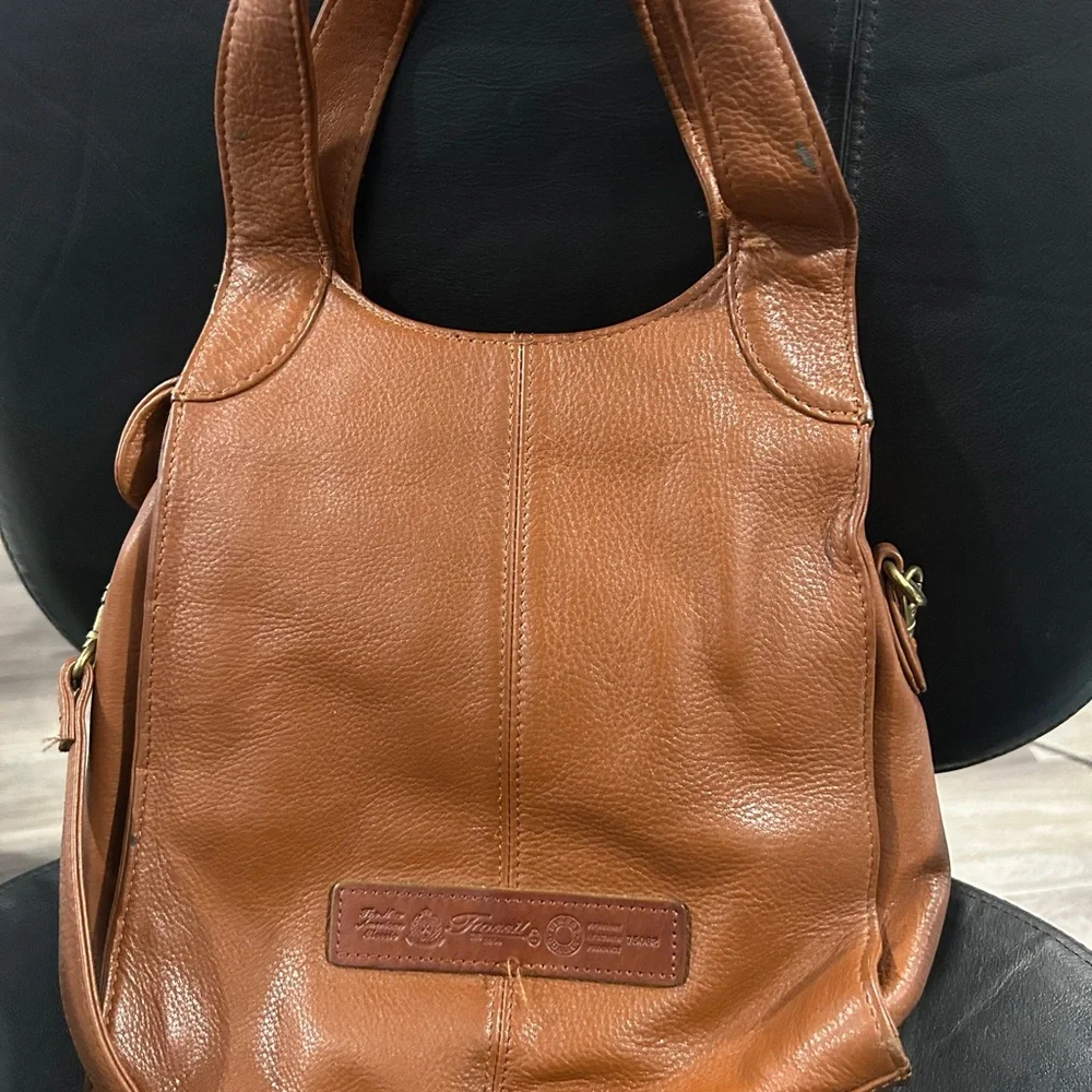 Fossil Tan Leather ShoulderCrossbody  Bag - Picture 6 of 10